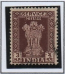 Stamps India -  Capital d' Asoka pilar