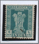 Stamps India -  Capital d' Asoka pilar