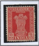 Stamps India -  Capital d' Asoka pilar