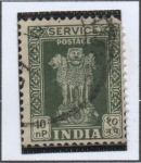 Stamps India -  Capital d' Asoka pilar