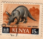 Sellos de Africa - Kenya -  1966 Oso hormiguero