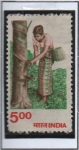 Stamps India -  Recogida d' Caucho