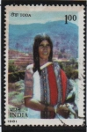 Stamps India -  Miembros d' Tribus: Toda