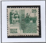 Stamps India -  Agricultura