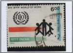 Sellos de Asia - India -  OIT,75 Anv.