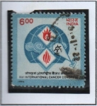 Stamps India -  Congreso Int. d' Cancer