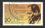 Stamps Germany -  2330 - Paul Robeson (DDR)