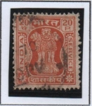 Stamps India -  Capital d' Asoka pilar