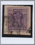 Stamps India -  Capital d' Asoka pilar