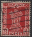 Stamps India -  Capital d' Asoka pilar