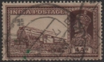 Stamps India -  George VI Transporte d' correo