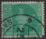 Stamps India -  Mapa d' l' India