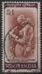 Stamps India -  Escultura medieval