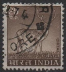 Stamps India -  Ciervo moteado. Axis axis