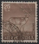 Stamps India -  Ciervo moteado. Axis axis