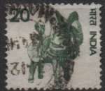 Stamps India -   	Caballo y jinete