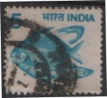 Stamps India -  Peces