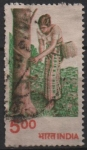 Stamps India -  Recogida d' Caucho