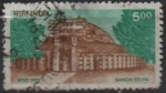 Stamps India -  Sanchi Estupa