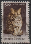 Stamps India -  Gato Leopar