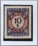 Stamps Indonesia -  Cifras