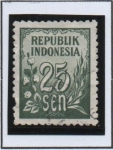 Stamps Indonesia -  Cifras