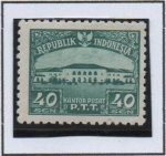 Stamps Indonesia -  Oficina Postal