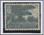 Stamps Indonesia -  Palmas d' Aceite