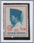 Sellos de Asia - Indonesia -  Pre. Sukarno