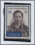 Stamps Indonesia -  Teniente General Harjono