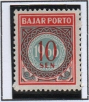 Stamps Indonesia -  Cifras