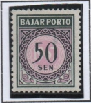 Stamps Indonesia -  Cifras