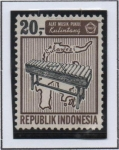 Stamps Indonesia -  Kulintang, Celebes