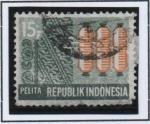 Stamps Indonesia -  Industria d' l' Confecion