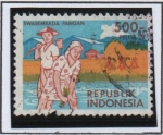 Stamps Indonesia -  Agricultura