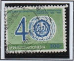 Stamps Indonesia -  40 Anv. Planned Parenthood Federacion