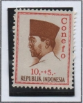 Sellos de Asia - Indonesia -  Pre. Sukarno