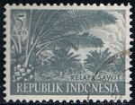 Stamps Indonesia -  Palmas d' Aceite