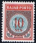 Stamps Indonesia -  Cifras