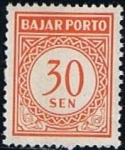 Stamps Indonesia -  Cifras