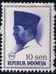 Sellos de Asia - Indonesia -  Pre. Sukarno