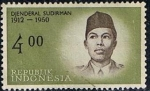 Sellos de Asia - Indonesia -  Djenderal Sudirman