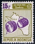 Stamps Indonesia -  Tambores, Nias