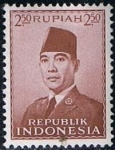 Sellos de Asia - Indonesia -  Pre. Sukarno