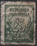 Stamps Indonesia -  Cifras