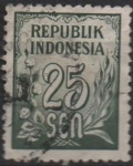 Stamps Indonesia -  Cifras