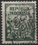 Stamps Indonesia -  Cifras