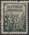 Stamps Indonesia -  Cifras