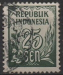 Stamps Indonesia -  Cifras