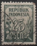 Stamps Indonesia -  Cifras